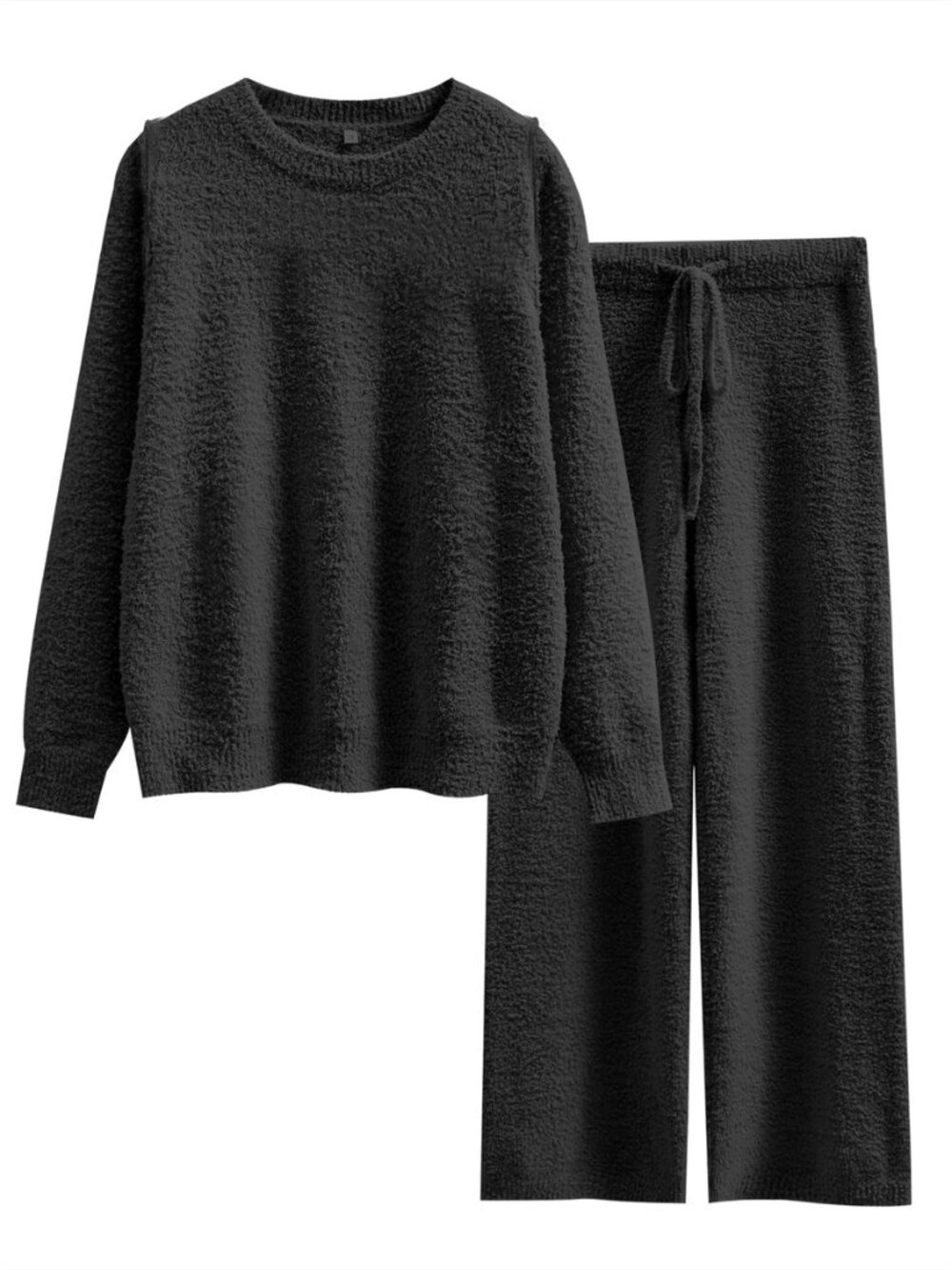 Lounge Sets for Women Fuzzy Fleece Pajama Set
